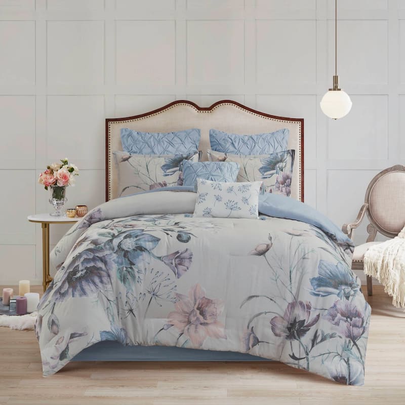 Madison Park Gisele 8 Piece Cotton Comforter Set