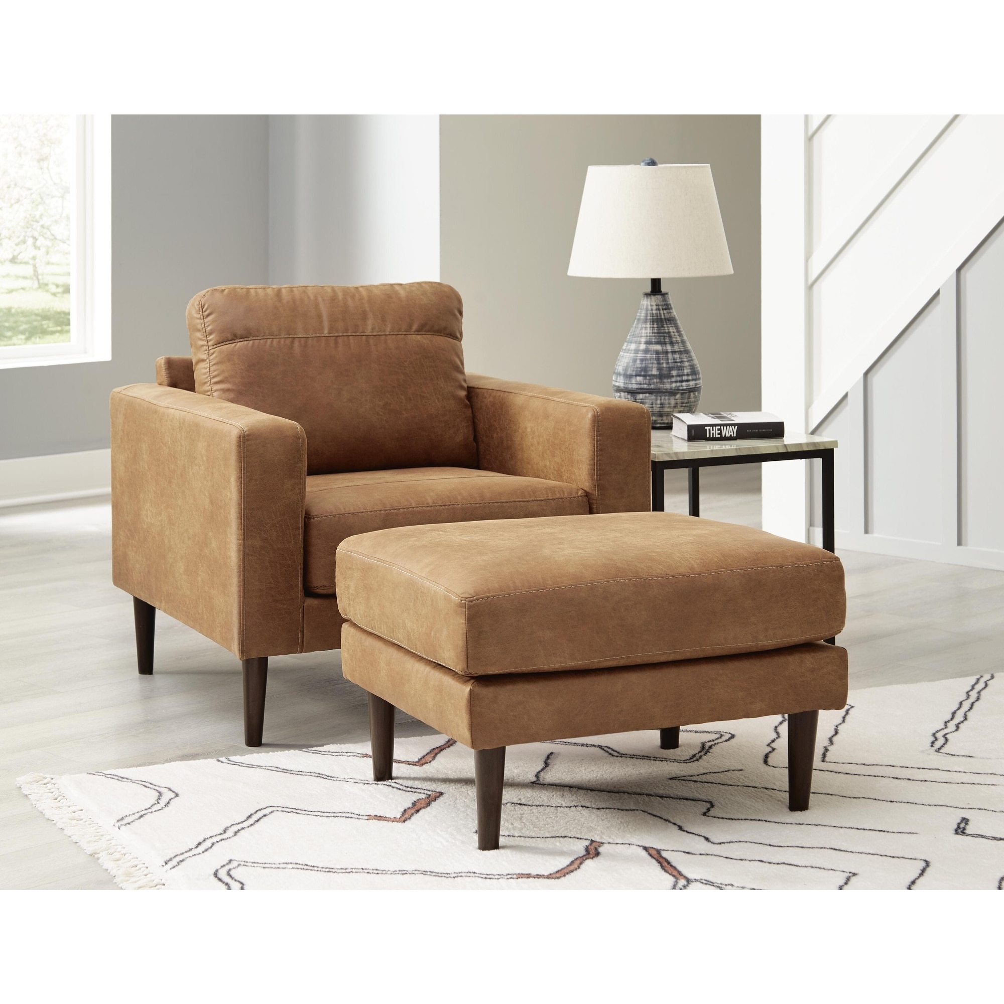 Signature Design by Ashley Telora Brown 2-Piece Upholstery Package - 36" W x 35" D x 35" H