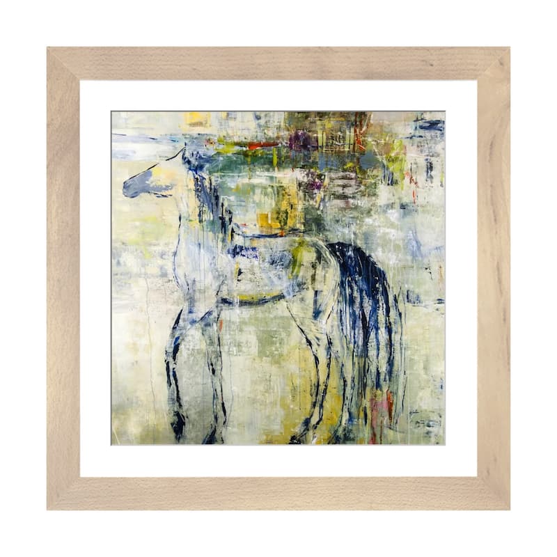 iCanvas "British Pony" by Julian Spencer - Natural - 16x16x1