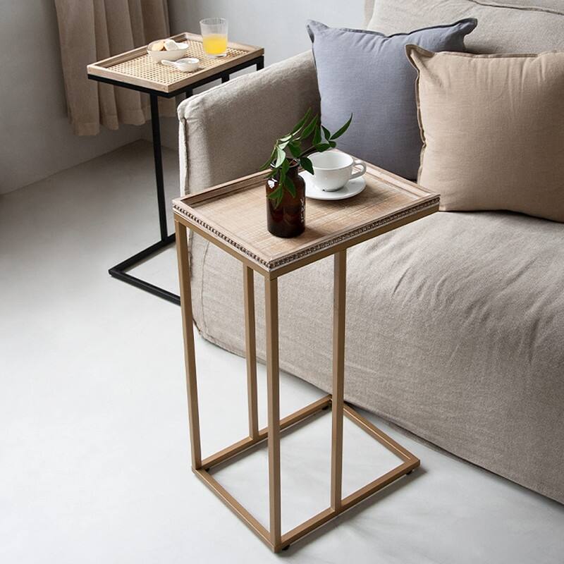 C Table Couch End Table - 15.5"D x 11.5"W x 25.25"H