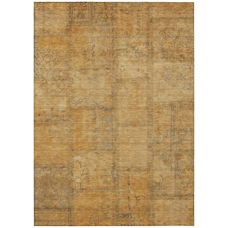Machine Washable Indoor/ Outdoor Chantille Boho Traditional Rug