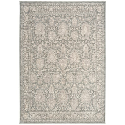 Nourison Shadows Indoor only Green Persian Area Rug