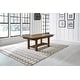 preview thumbnail 4 of 9, Simply Solid Periander Trestle Dining Table Set with Ladderback Chairs & Server