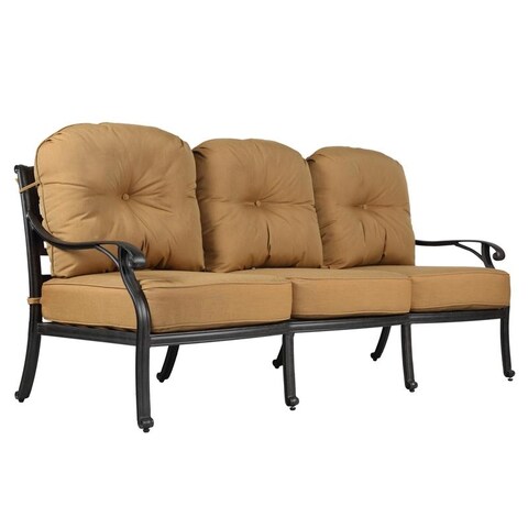 Ventura Cast Aluminum Sofa with Cushion