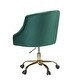 preview thumbnail 24 of 115, Lydia Swivel Height Adjustable Task Chair with Gold Base