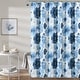 preview thumbnail 13 of 27, The Gray Barn Dogwood Shower Curtain Navy & White - 72" x 72"