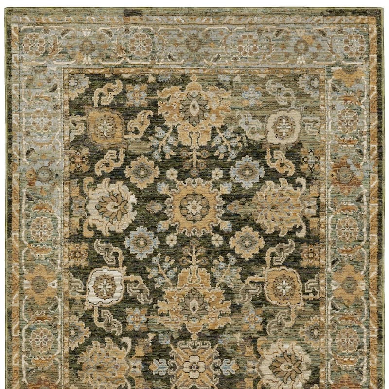 HomeRoots Oriental Traditional Rectangle Area Rug - 66.93 in. x 46.06 in. x 0.55 in.