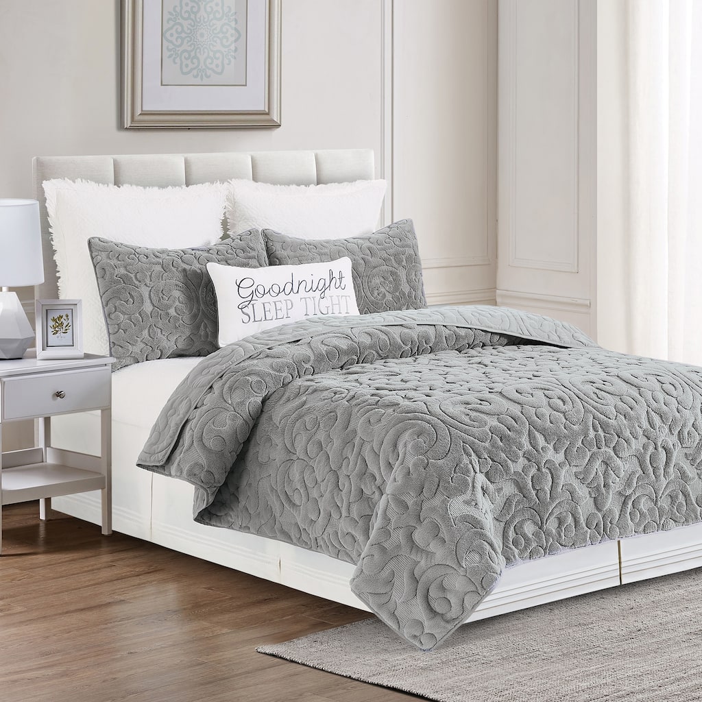Cornelia 3-Piece Cotton Quilt Set