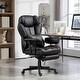 preview thumbnail 9 of 7, Executive Office Chair Tall Office Chair with Footrest Lumbar Support, Recline Function and Wide Seat, for Home Office
