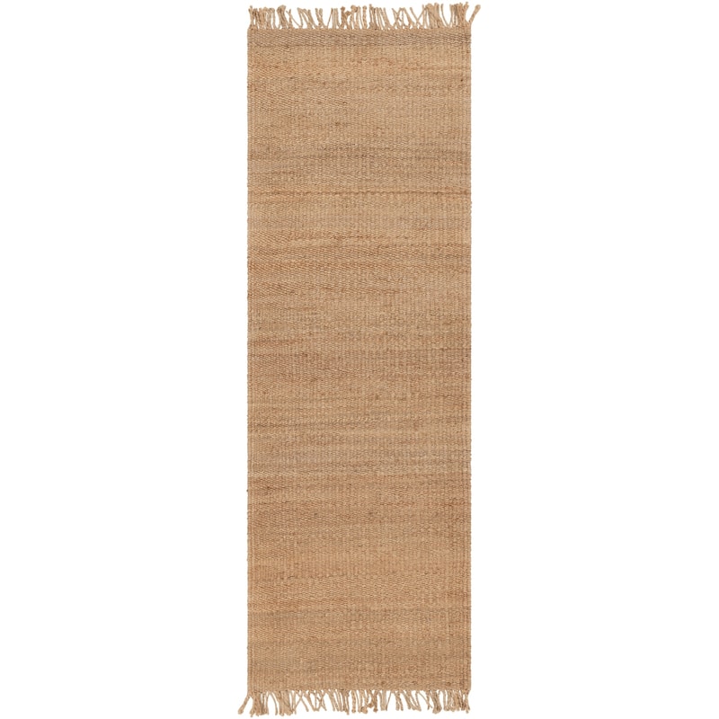 Livabliss Casual Jute Solid Area Rug - 2'6" x 8' - Natural