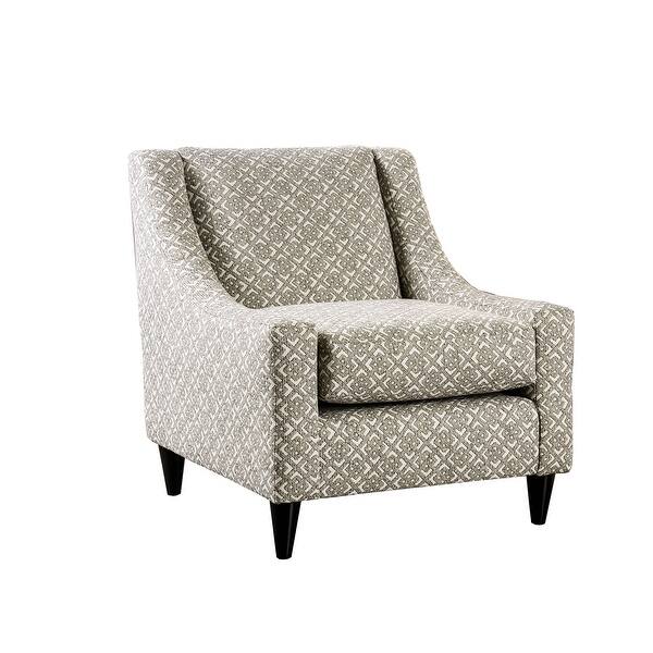 Berlap Chair Burlap Weave Chair with Geometric Diamond Pattern in Light Gray - Bed ...