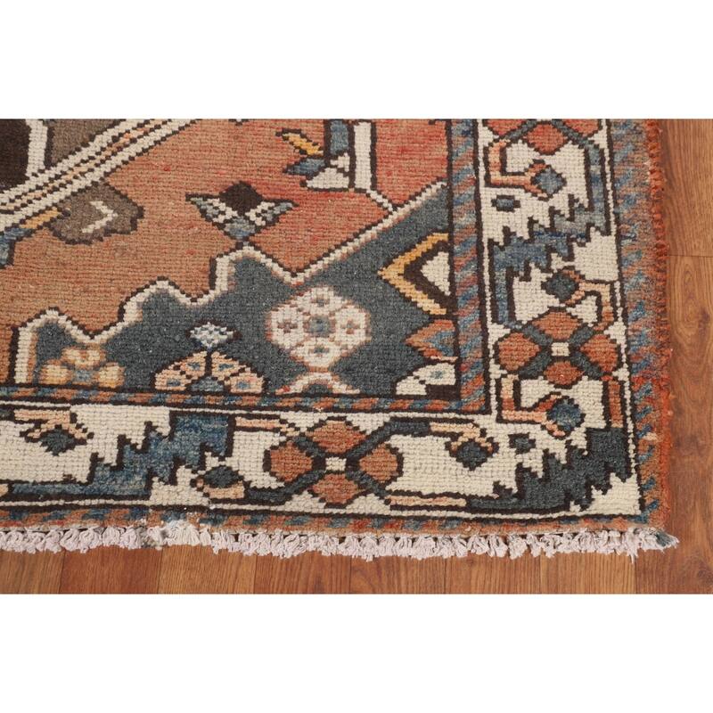 Bakhtiari Persian Accent Rug Hand-Knotted Wool Carpet - 4'4" x 6'2"