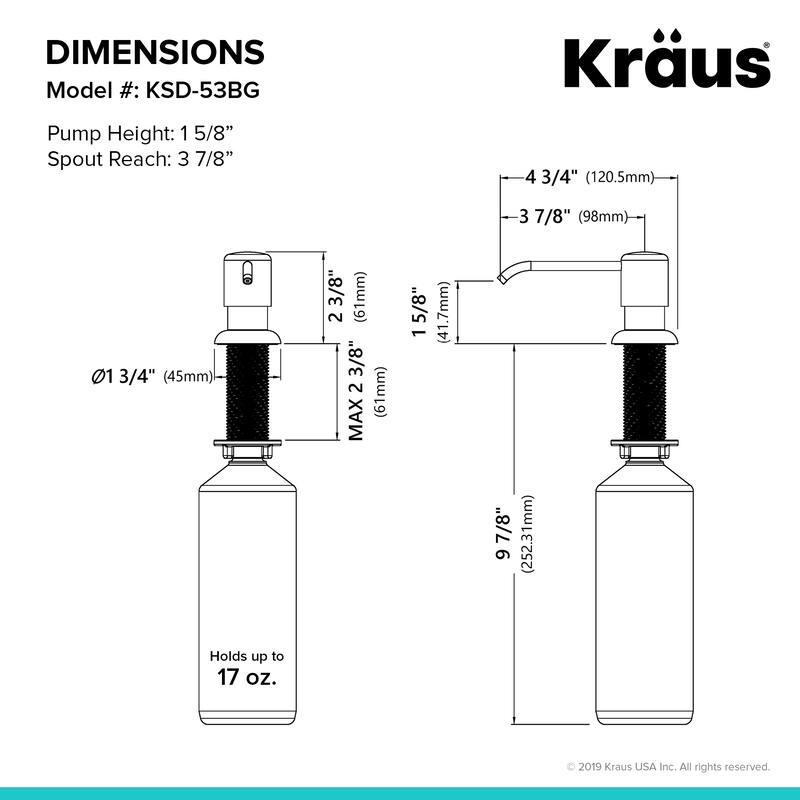 Kraus Kitchen Soap Dispenser