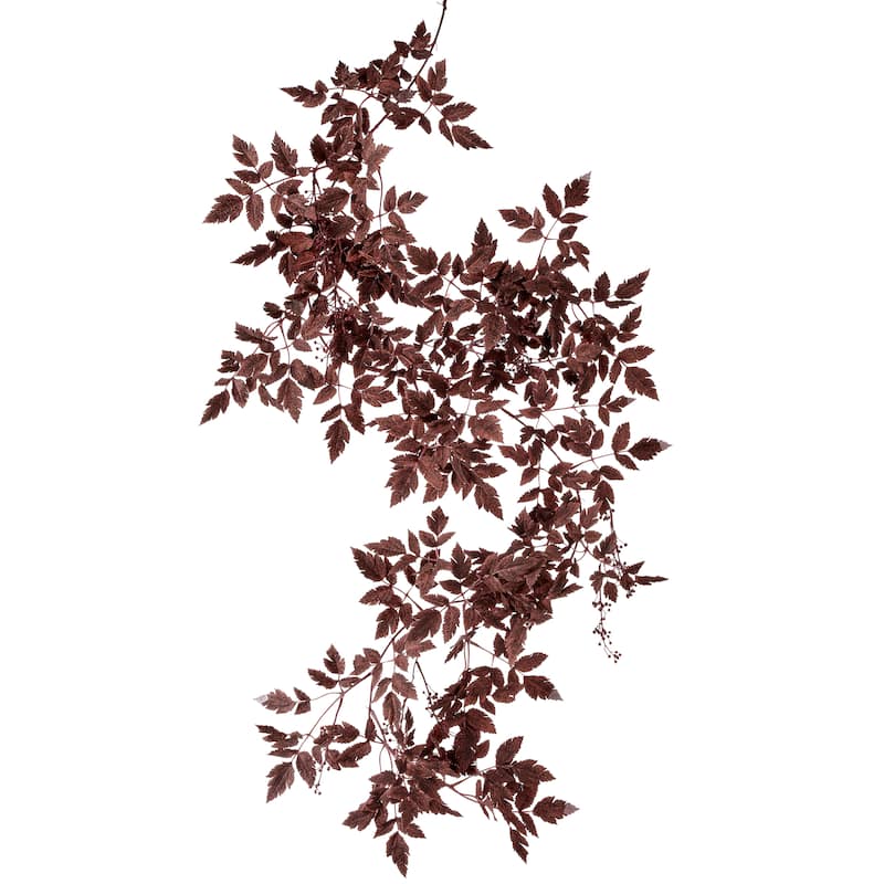 72"Autumn Ruscus With Berry Garland