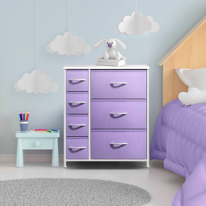 Dresser w/ 7 Drawers, Furniture Storage & Chest Tower for Bedroom