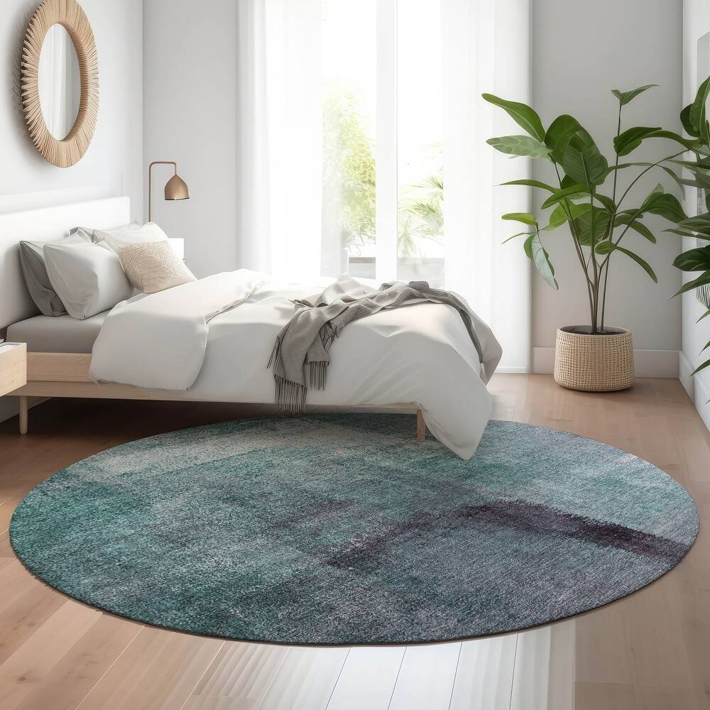 Premium Washable Super Soft Brushstrokes Abstract Mayfield Rug
