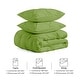 preview thumbnail 25 of 65, 3 Piece Reversible Pintuck Pinch Pleat Bohemia and Tufted Clipped Comforter Set