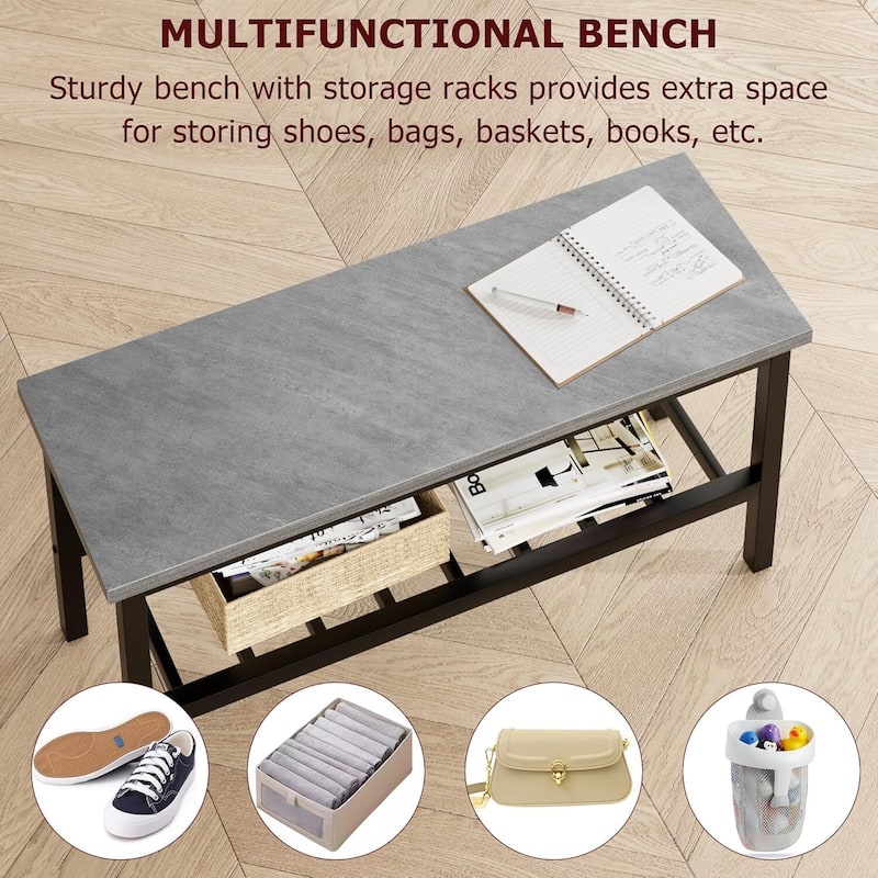 Dining Table Set for 4, with 1 Bench and 2 Chair