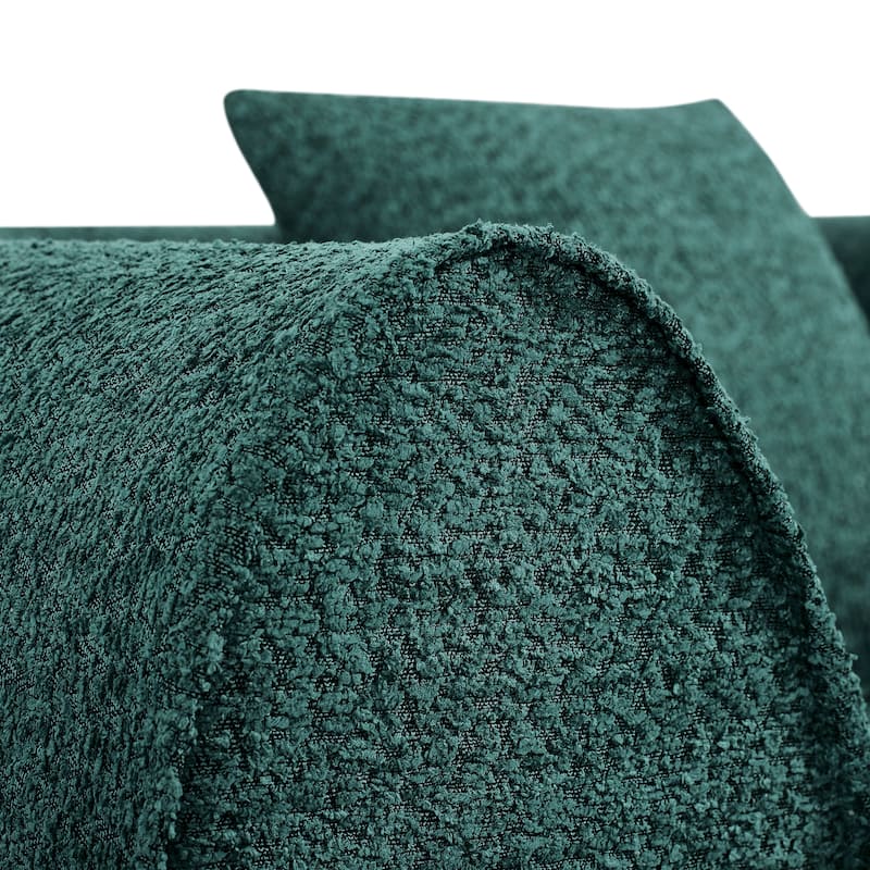 Christopher Knight Home - Curved Modular 110" Upholstered Sectional Sofa