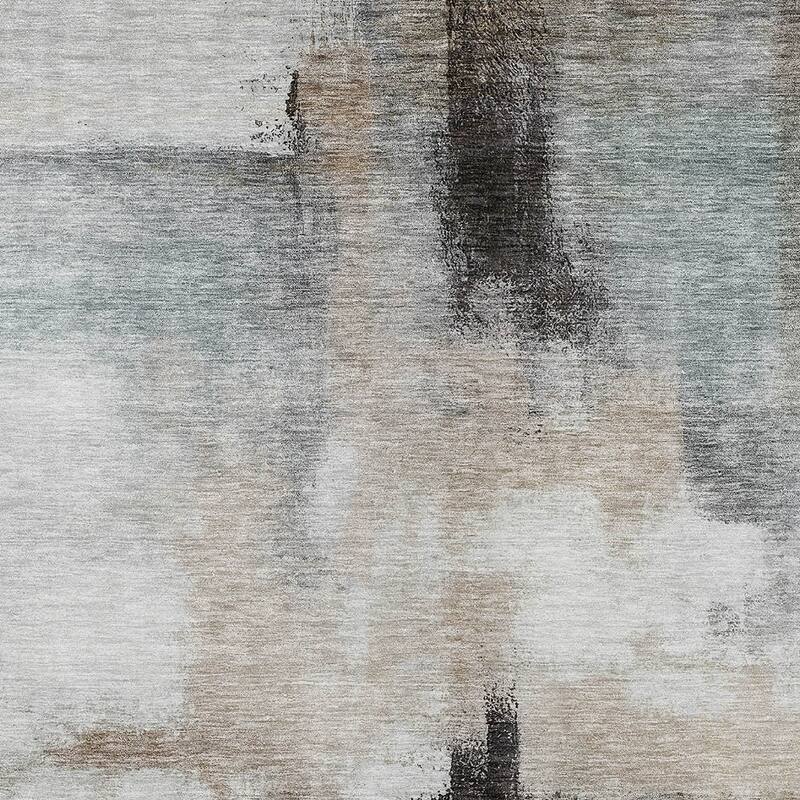 HomeRoots Abstract Transitional Rectangle Outdoor Rug