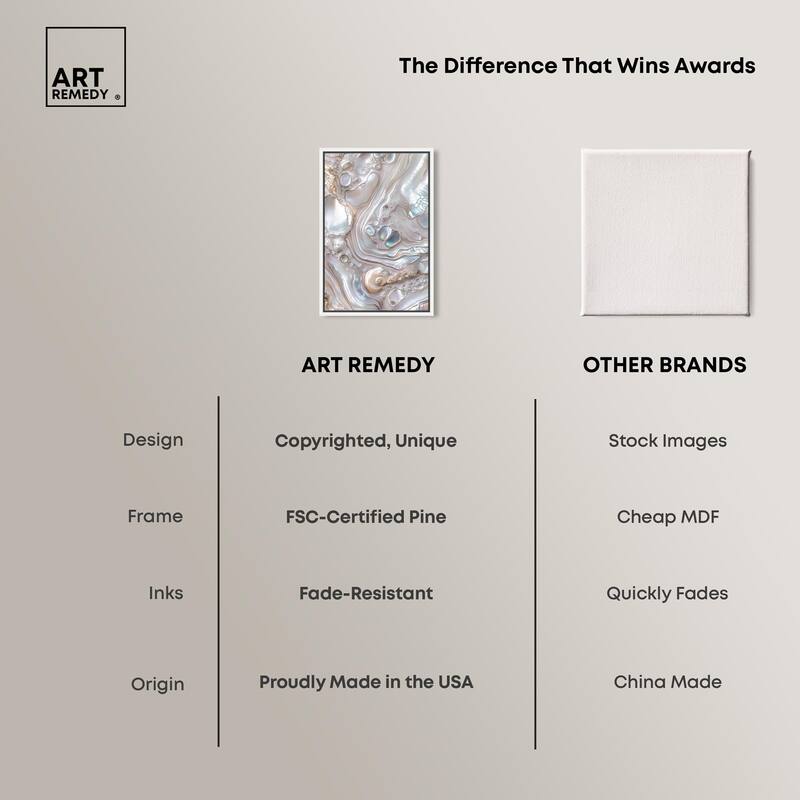 Fluid Preciousness II Canvas by Art Remedy