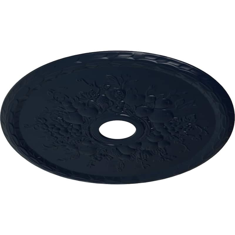 22 5/8"OD x 3 5/8"ID x 5/8"P Grape Ceiling Medallion