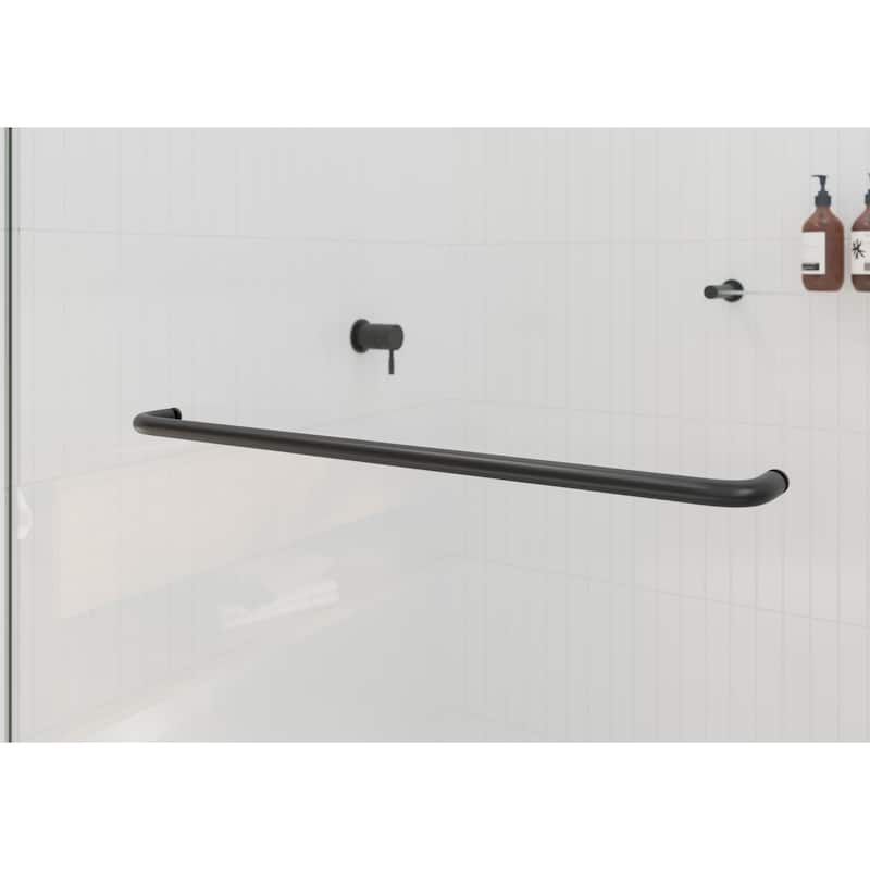 Polaris 60 in. x 78 in. Fully Frameless Glass Sliding Bypass Shower Doors with Square Hardware