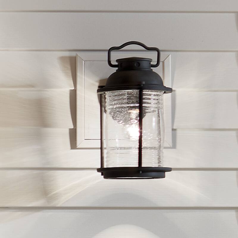 Kichler Lighting Ashland Bay Collection 1-light Weathered Zinc Outdoor Wall Lantern