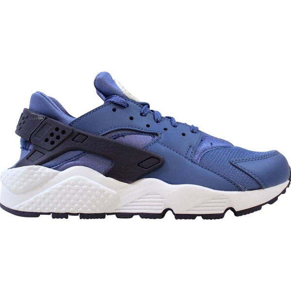 blue and white huaraches mens
