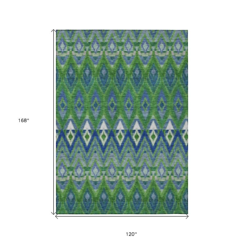 HomeRoots Southwestern Transitional Rectangle Outdoor Rug