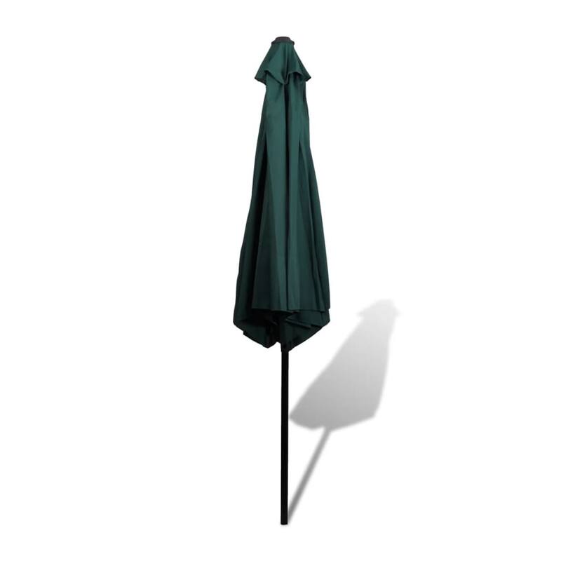 vidaXL Outdoor Umbrella Parasol Tilting Sunshade Garden Sun Shelter Steel