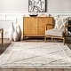 preview thumbnail 6 of 7, Nuloom Dazi Moroccan Diamond High/Low Tasseled Area Rug
