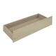 preview thumbnail 7 of 7, Natural Wooden Twin Bunk Bed Classic House-shape Bed w/ Drawers Unisex