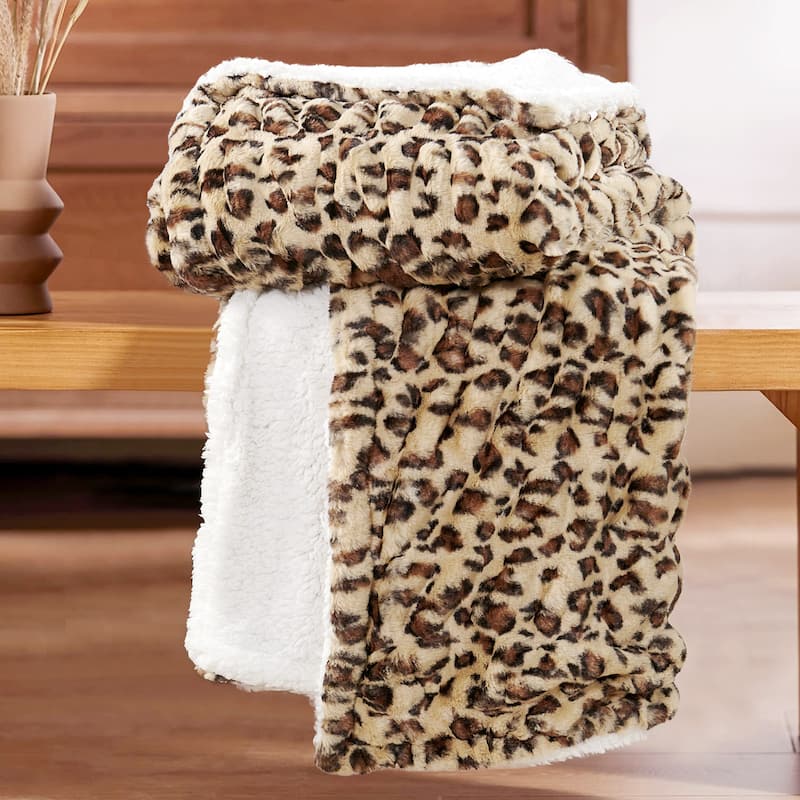 Decorative Soft FauxFur Shar Pei Throw