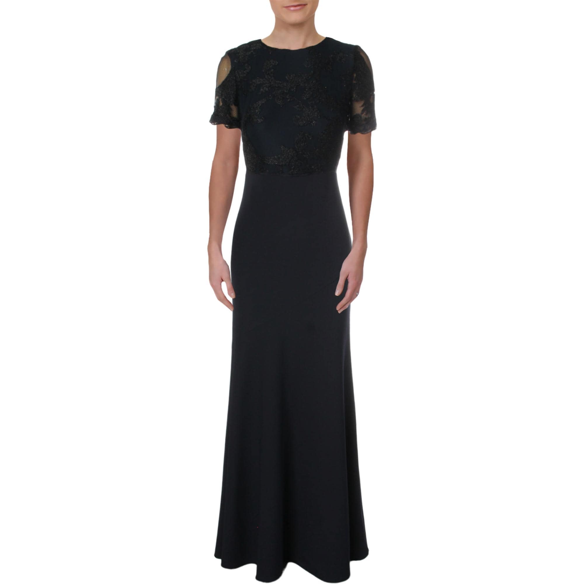 ralph lauren evening dress navy