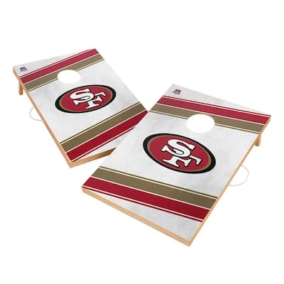 San Francisco 49ers NFL Regulation 2x4 Cornhole Set