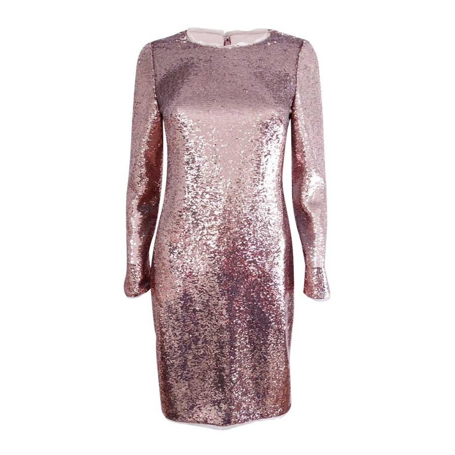 green emerald velvet dress Mac Duggal - Gold Sequined Cape Sleeve Mini Dress main image 1