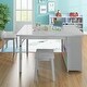 preview thumbnail 16 of 15, Mixoy Kids Table and Chair Set,Child Crafting table with Paper Roller and Removable Storage Box, Art Storage for Kids Reading