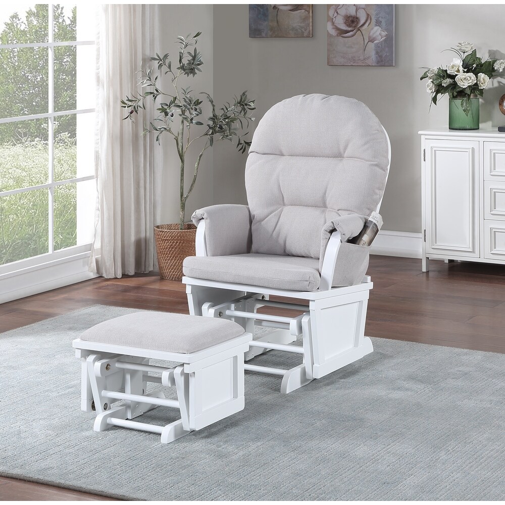 tamra glider with ottoman