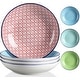 preview thumbnail 23 of 42, vancasso Macaron 4-Piece Multi-Color Dinner Plates Dessert Soup Plates