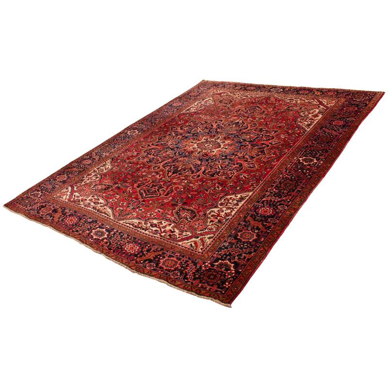 ECARPETGALLERY Hand-knotted Sarabi Red Wool Rug - 9'9 x 13'2