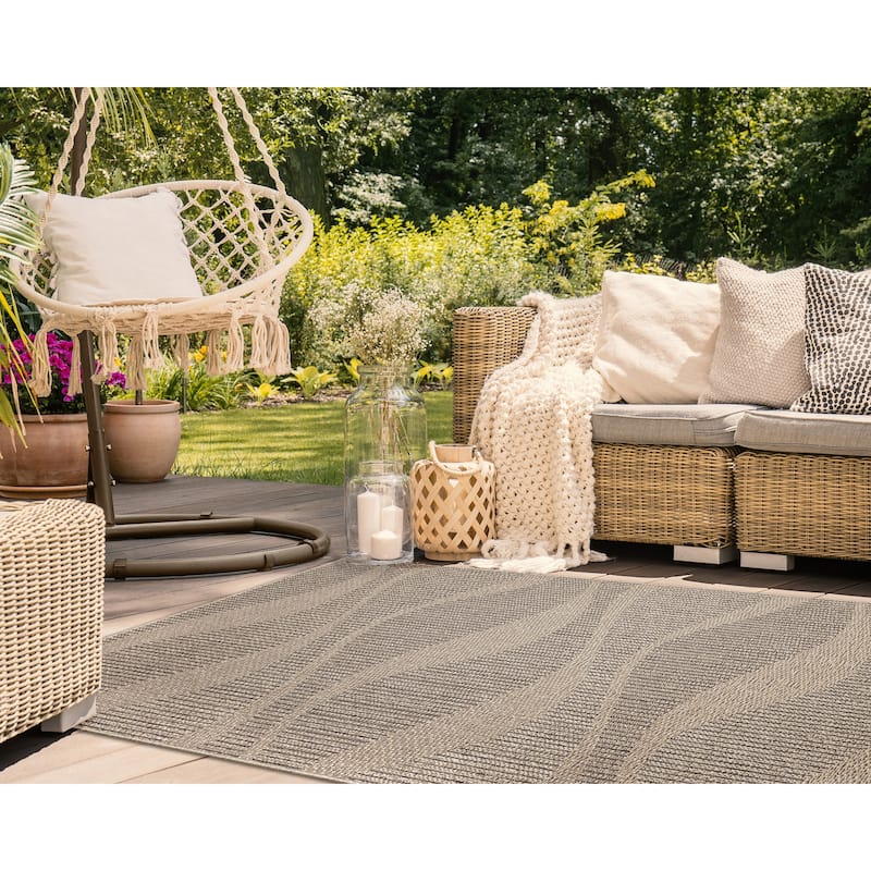 Liora Manne Monaco Wave Indoor/Outdoor Area Rug