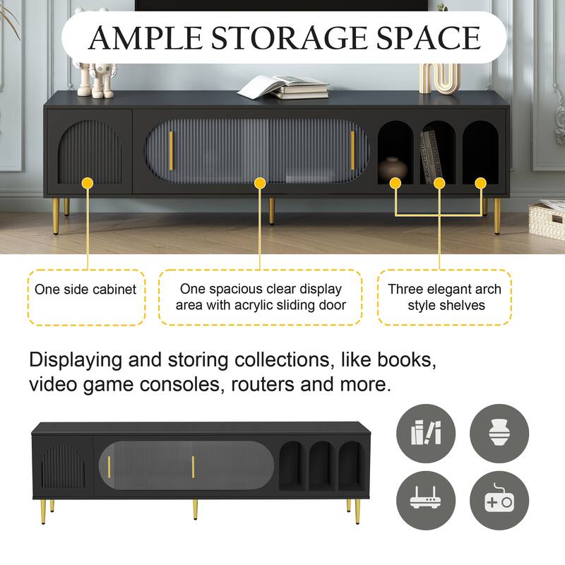 U-Can Modern TV Stand for up to 70 Inch TV
