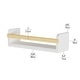preview thumbnail 4 of 4, Wallniture Florida Wood Floating Shelves, Kids Room Wall Decor, White, Set of 2