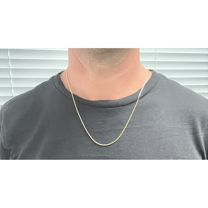 Roberto Martinez Sterling Silver 2 mm Micro Miami Cuban Chain (18"-24")