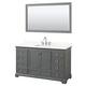 Option Dark Gray / Giotto Quartz Top / Polished Chrome