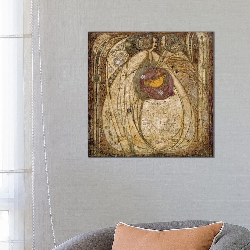 iCanvas "The Heart of the Rose, 1902" by Margaret MacDonald Mackintosh Canvas Print - 26x26x1.5