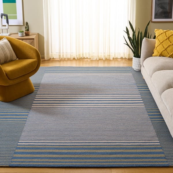 slide 2 of 10, SAFAVIEH Handmade Genre Linnie Mid-Century Modern Wool Rug