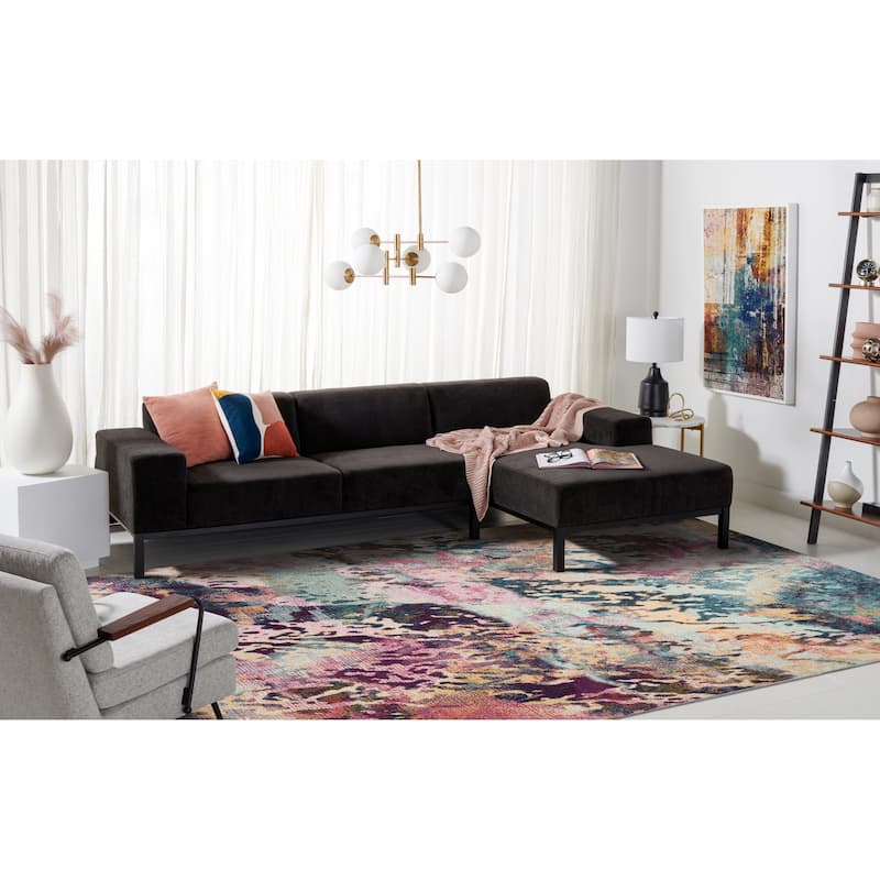 SAFAVIEH Savannah Fronnie Boho Oriental Polyester Rug