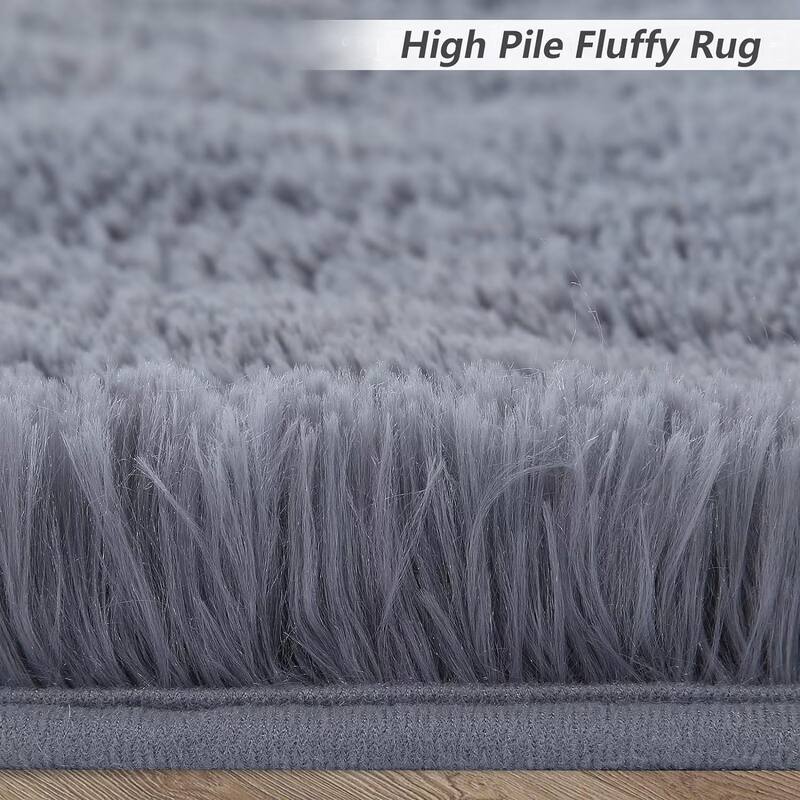 Garvee Shag Fluffy Area Rug Modern Indoor Plush Shaggy Carpet